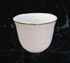 Tazas de café Gold White point - Docena