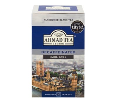 Te Rojo Earl Grey Ahmad Descafeinado 20 sobres