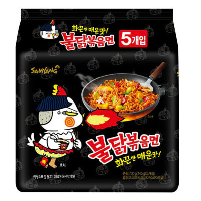 Buldak Original Carne Doble Picante pack 5und