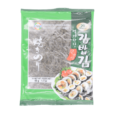 Alga Nori 20Hojas 48g