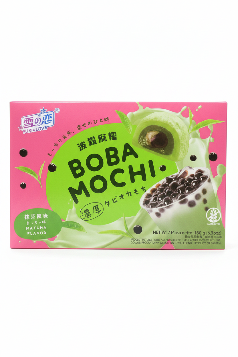 Mochi Relleno Te con Leche y Matcha 180g