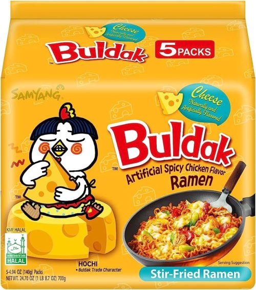 Pack 5u Buldak Cheese
