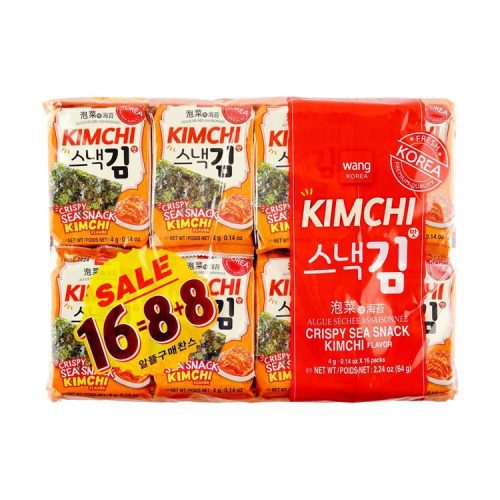 Pack Alga Nori sabor Kimchi 4g x16